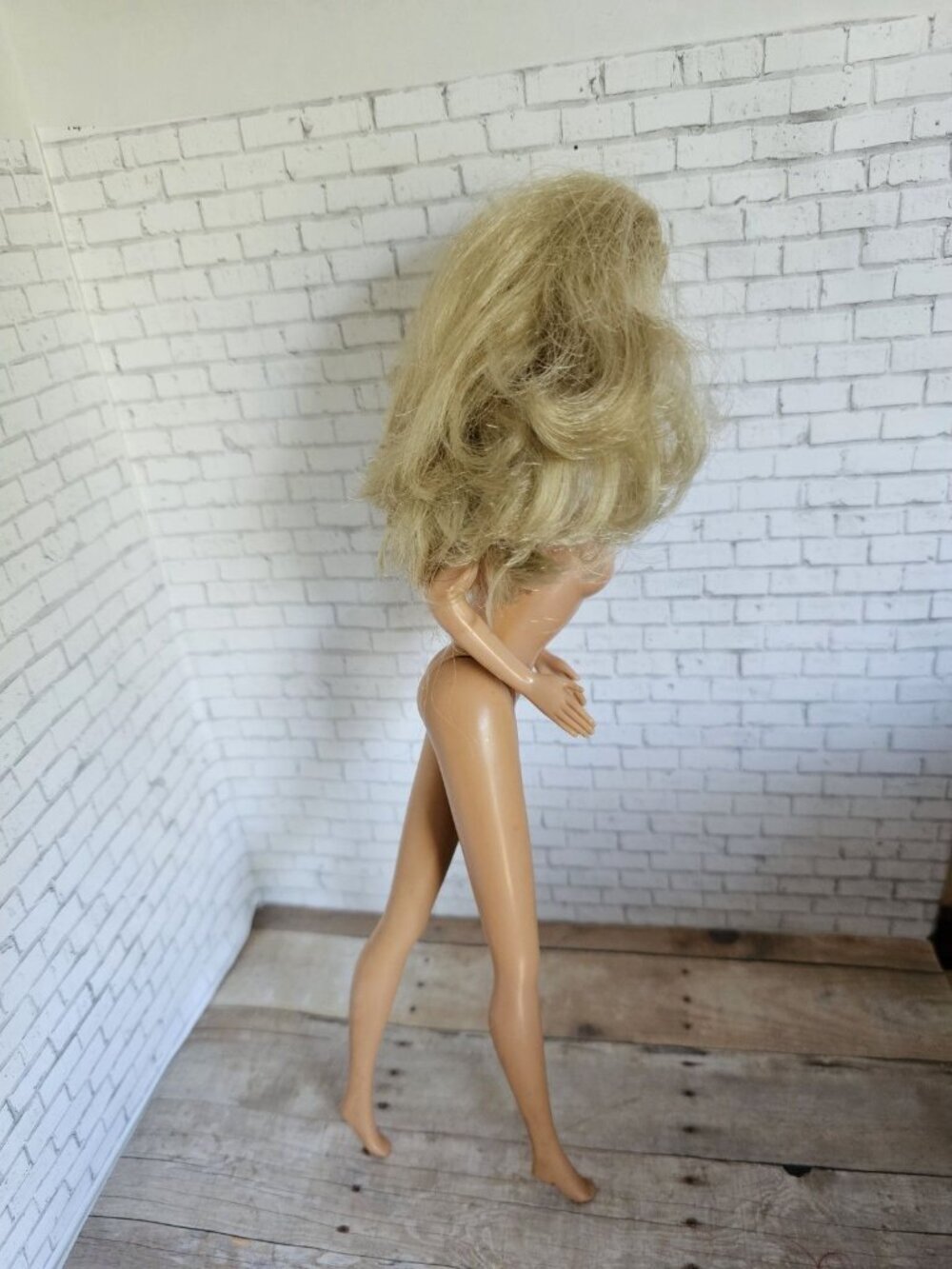 Matchbox The Real Model Collection Christie Brinkley Nude Blonde Supermodel Doll - Picture 5 of 5